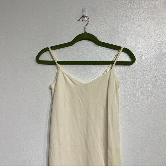 Free People Cream Seamless Bodycon Slip Sz M/L NWOT - Picture 3 of 10